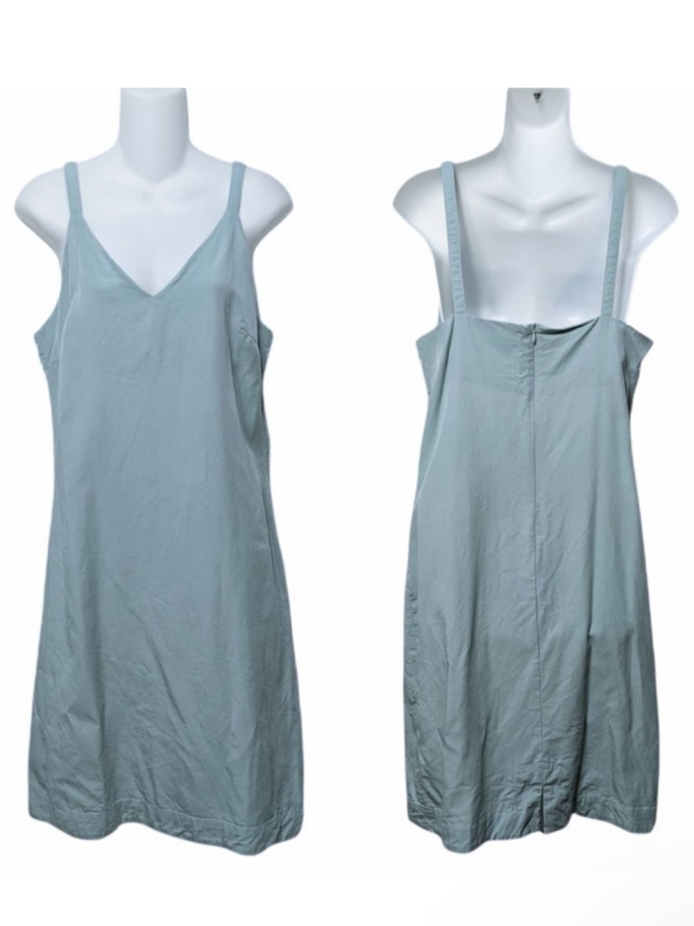 SELECTED FEMME Lyocell V-Neck Tank Midi Dress